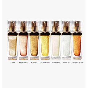 Highlighter Manufacturer - Private Label Cosmetics, Square Bottle Makeup, Face Body Shimmer Glitter Spray