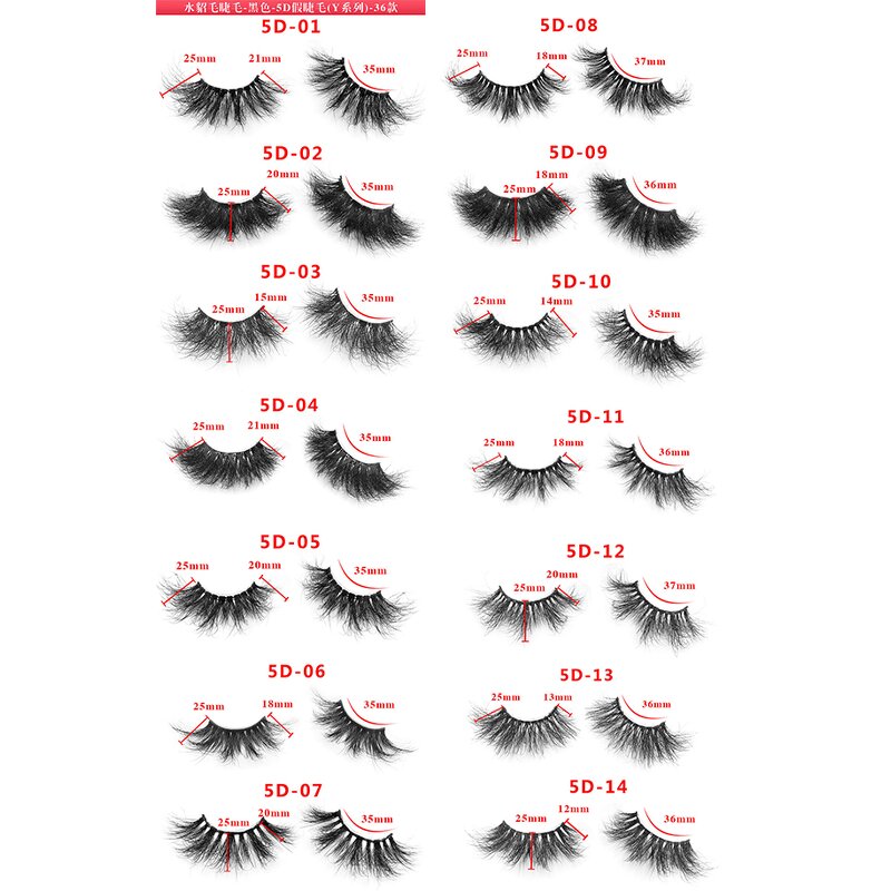 Eyelashes Manufacturer - Wholesale 100% Real Mink, Private Label 5D Mink 25mm, Custom
