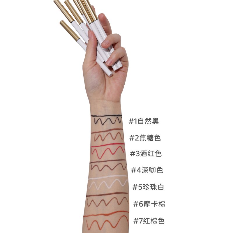 Gel Eyeliner Pencil Manufacturer - Long-lasting Brown Matte Waterproof, Private Label