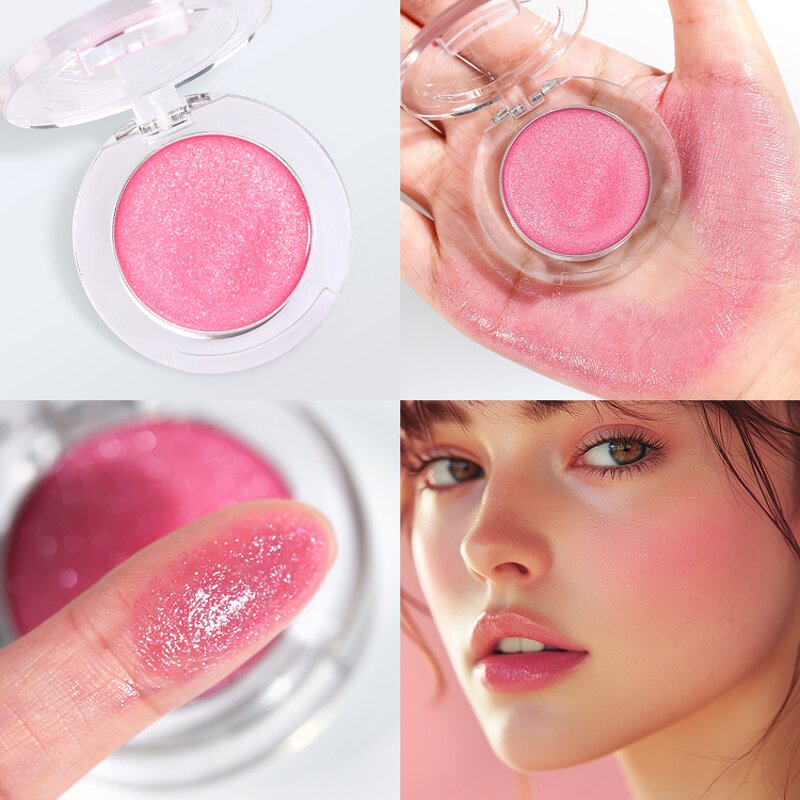 Blush Cream Manufacturer - Wholesale 3 Colors Temperature Changing Pink, Magic Blush Mud Color Changing Palette