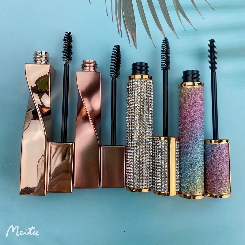 Mascara Manufacturer - Private Label Makeup 4D, Waterproof Long Lasting Black Gold Tube Curling