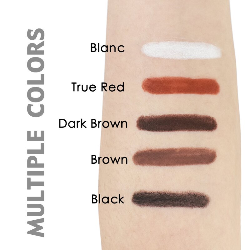 Eyeliner Pencil Manufacturer - Private Label Pink Gold White Tube, Vegan Long Lasting, Cruelty Free, with Sharpener