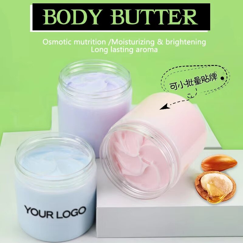 Body Butter Manufacturer - Wholesale Organic Whipped Shea Butter Cream, Skin Moisturizing Whitening, Vanilla Rose Coconut