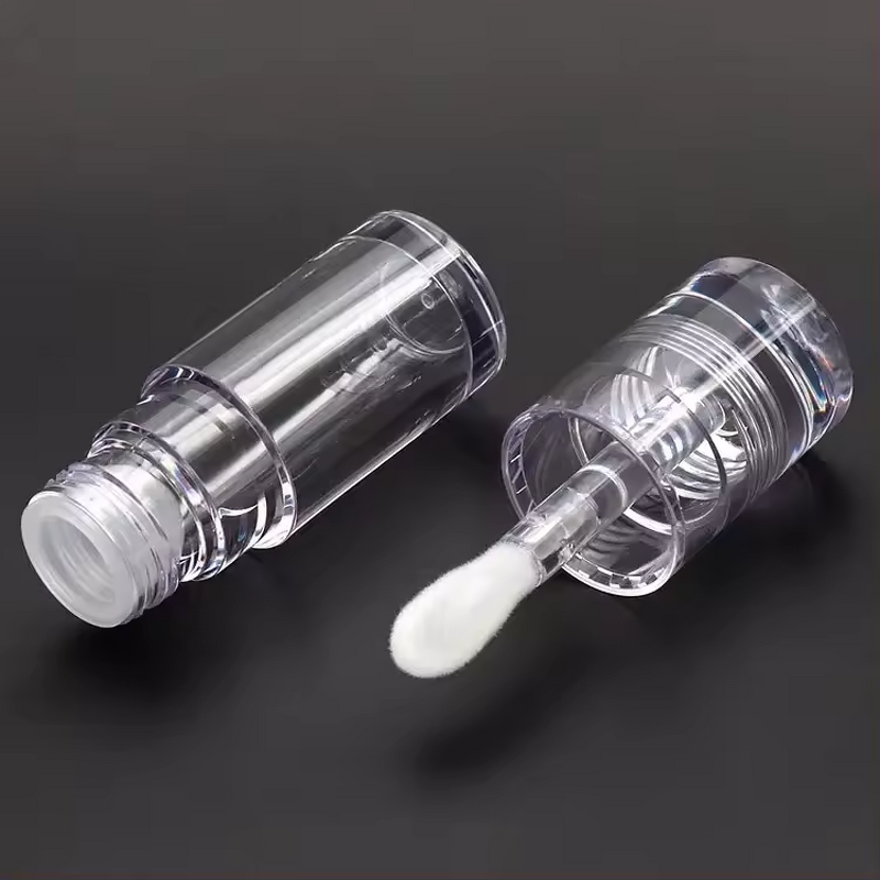 Lipgloss Tube Manufacturer - Private Label, 5.5ML Clear, Big Brush, Lip Oil Lipstick Container Wand