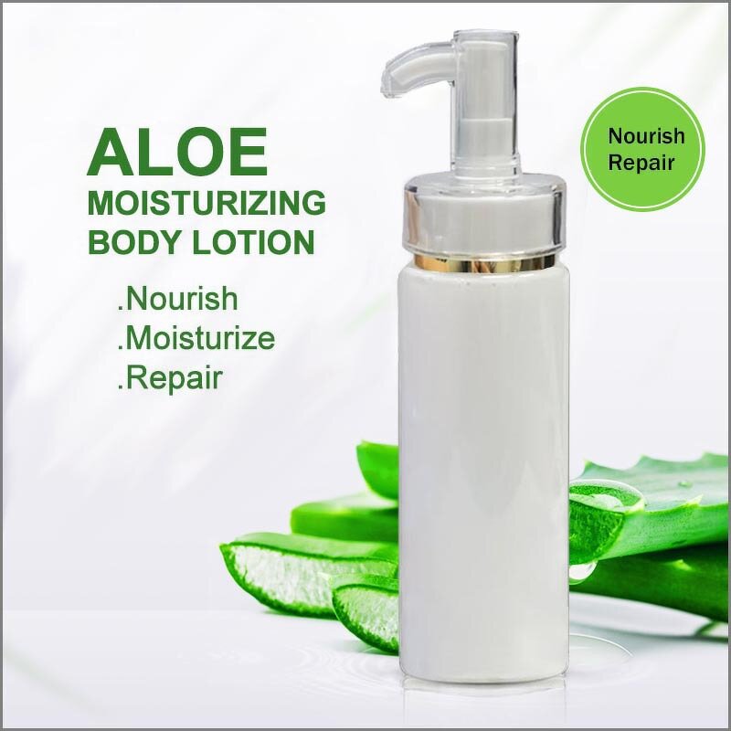Aloe Lotion Manufacturer - Custom Logo Repair Moisturizing, Organic Aloe Vera Gel for Body Repairing
