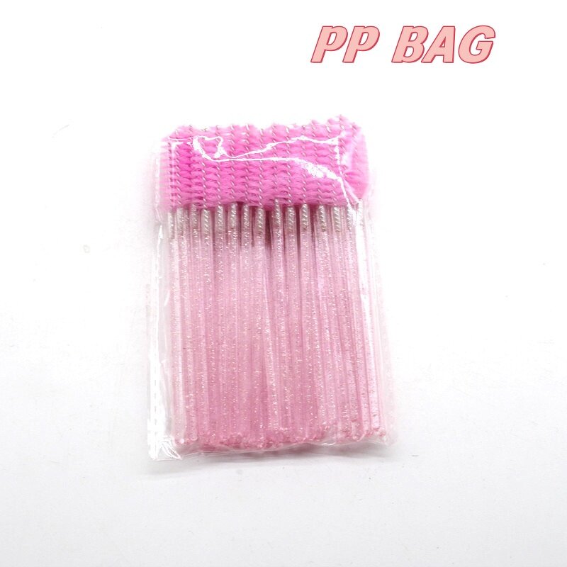 Makeup Brush Manufacturer - Disposable Spoolies, Crystal Brow Brush Diamond Handle Mascara Wand, Eyelash Extension Tools