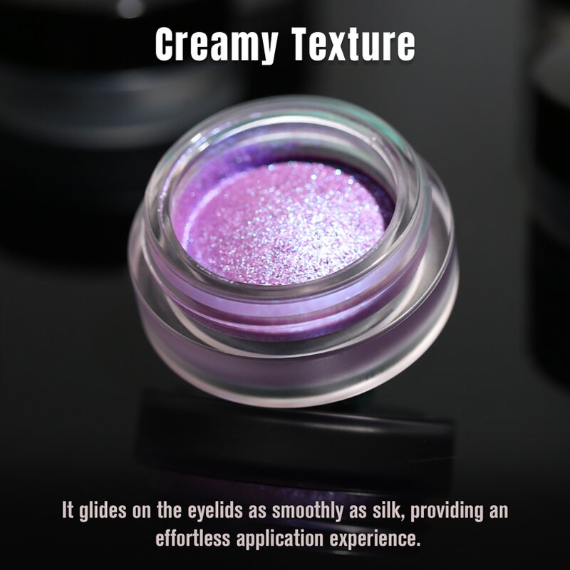 Cream Eyeshadow Manufacturer - High Pigment Sparkling Single, Creamy Pearl, Diamond Metallic Silky Glitter