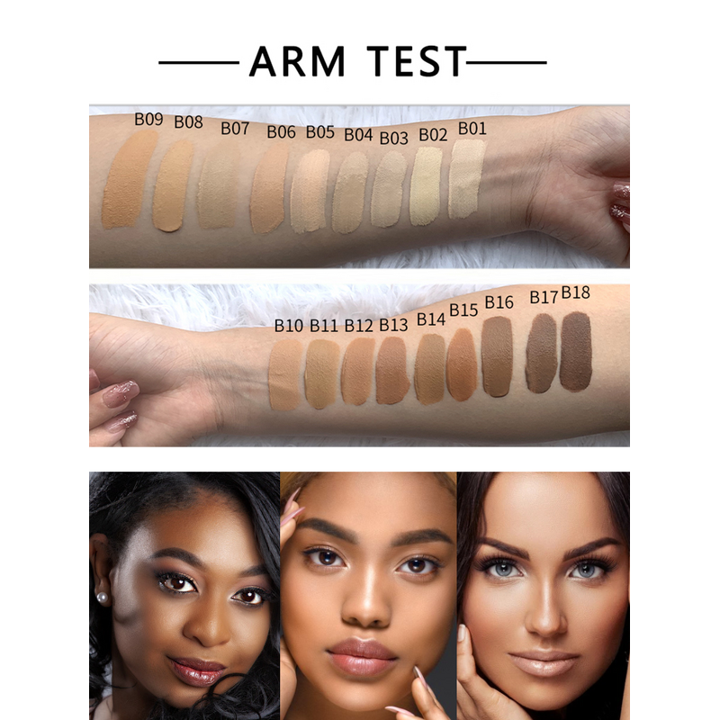 Liquid Concealer Manufacturer - Private Label Best, Full Coverage Cream, Oil Free Waterproof Matte Makeup Foundation