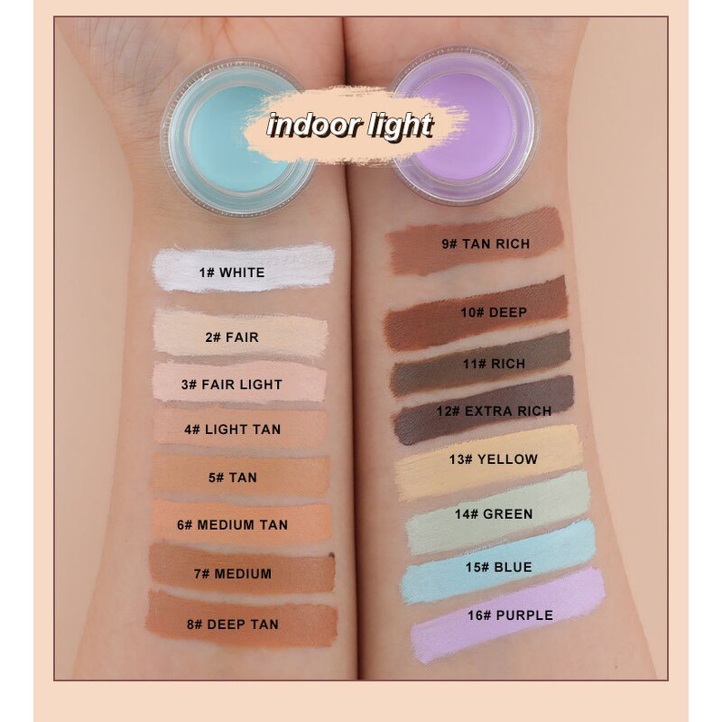 Concealer Manufacturer - Professional Vegan Mineral, 22 Colors with Different Bottles, Customizable Private Label Low MOQ