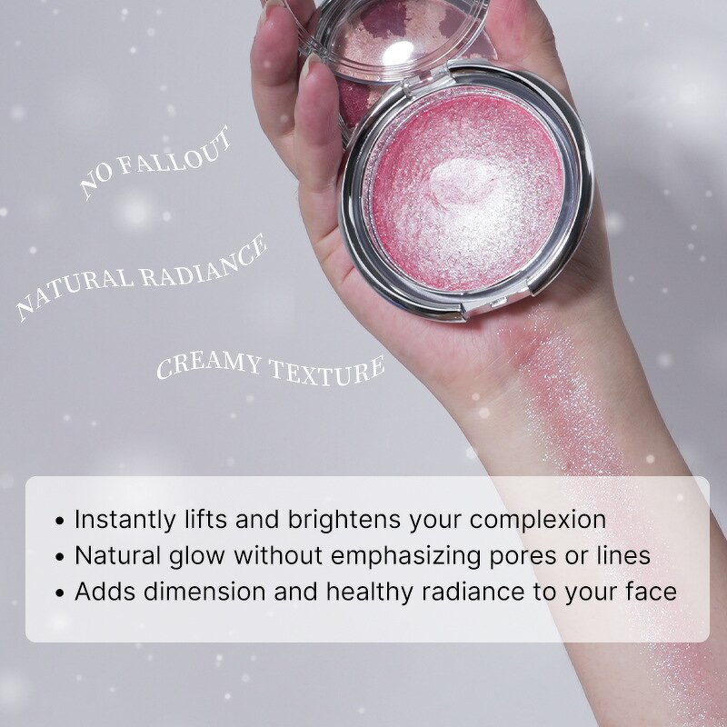Highlighter Cream Manufacturer - Custom Logo, High Pigment Creamy Glow, Skin & Body Vegan Shimmer, Private Label