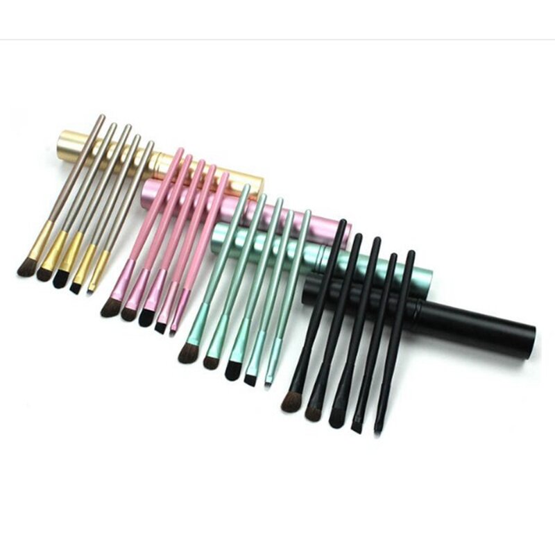 Eye Shadow Brushes Manufacturer - Professional Kit, Private Label Custom Cosmetics 5pcs Set