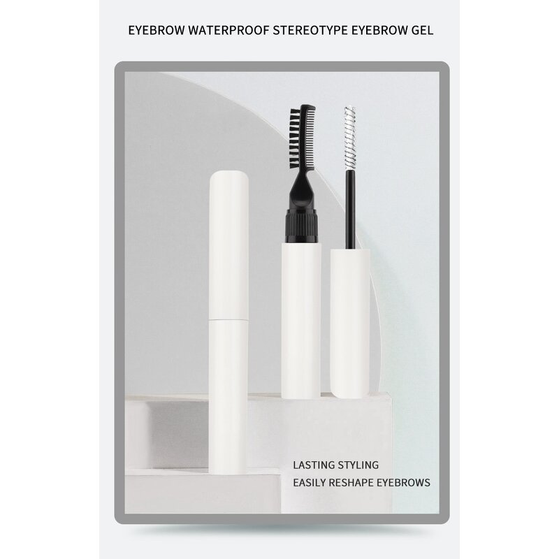 Eyebrow Setting Gel Manufacturer - Custom Hold, Long Lasting Waterproof Liquid, with Brush Double Head