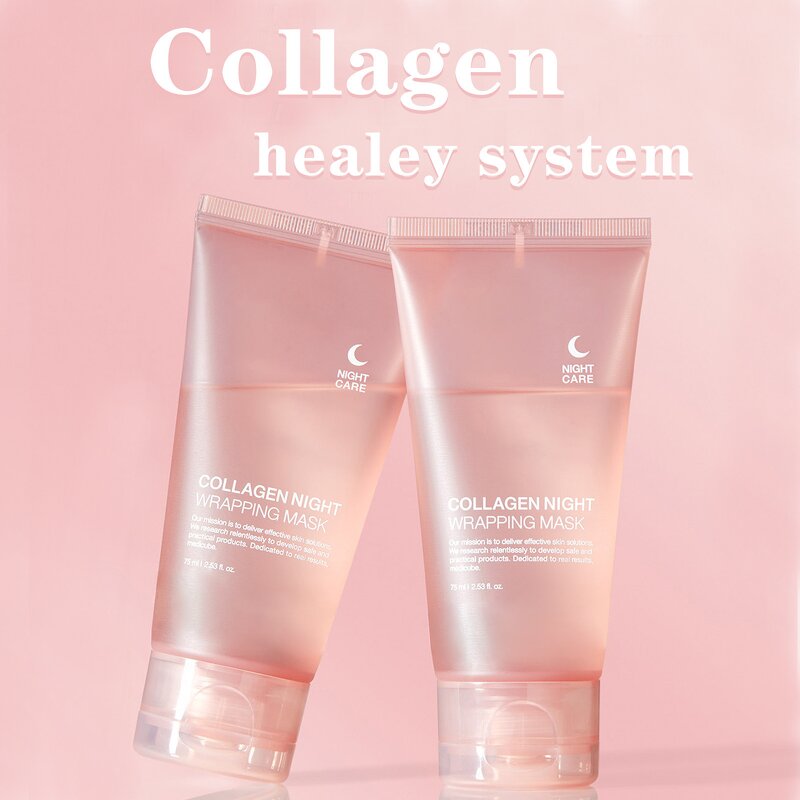 Facial Mask Manufacturer - Factory Customized Apply-on, Wholesale OEM ODM Private Label Hydrolyzed Collagen Overnight Wrapping