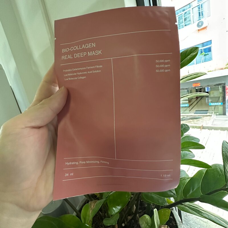 Facial Mask Manufacturer - Sheet Bio-Collagen Real Deep, with Ultra-Low Molecular Weight Collagen & Hyaluronic Acid