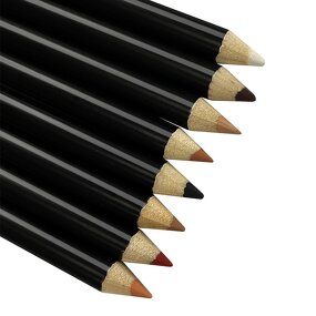 Lip Liner Pencil Manufacturer - 20 Shades, Waterproof, Black Wooden Matte, Multi-Functional