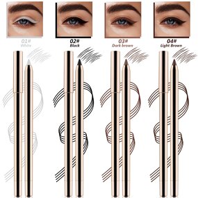 Eyeliner Pencil Manufacturer - Professional Vegan Long Lasting Natural, Private Label, Waterproof, 4 Colors in Box