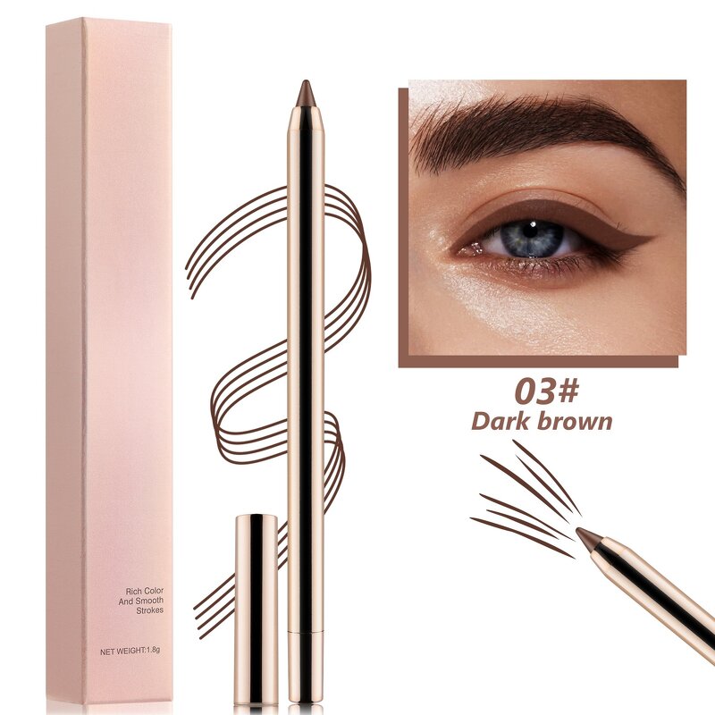 Eyeliner Pencil Manufacturer - Professional Vegan Long Lasting Natural, Private Label, Waterproof, 4 Colors in Box
