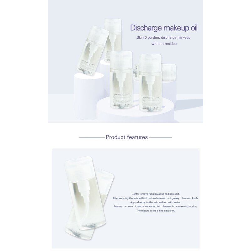 Makeup Remover Manufacturer - Wholesale OEM ODM Custom Your Own Brand, Oil, Private Label Gentle Deep Cleansing for Face