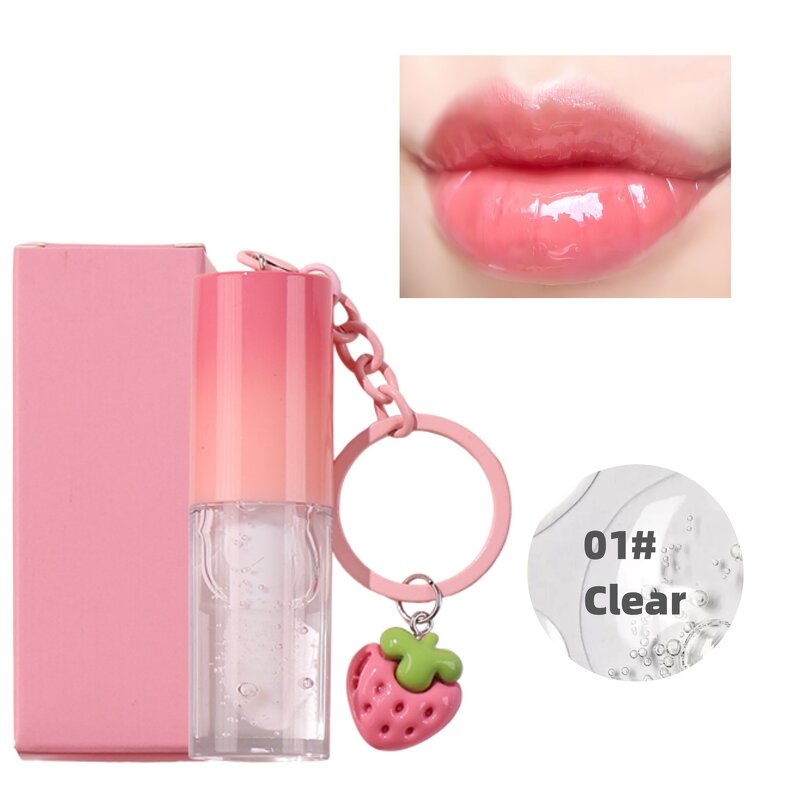 Lip Oil Manufacturer - Wholesale Manufacturers Strawberry Keychain, High Quality Vegan, Private Label Custom Logo