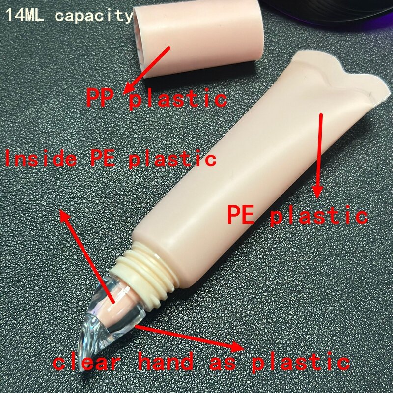 Cosmetic Packaging Manufacturer - 10ml-20ml Plastic PE Tube for Lip Oil, Lip Gloss, Lipstick, Lipbalm, Lip Scrub