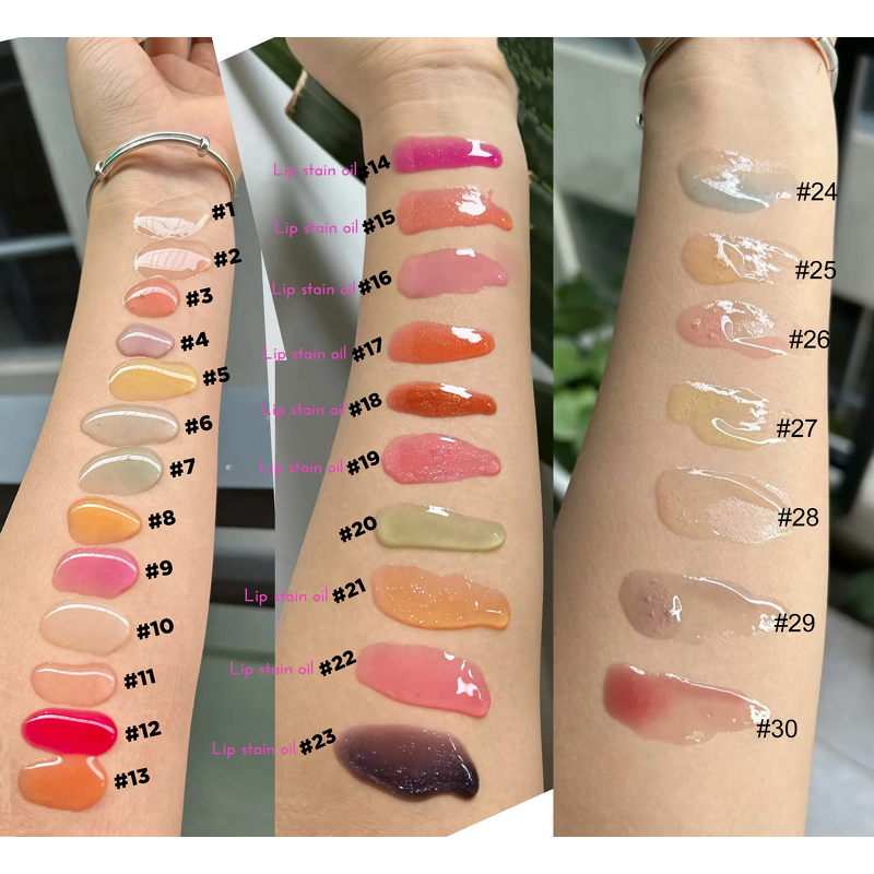Lip Gloss Oil Manufacturer - NO LOGO, Waterproof and Oil-proof Vitamin E Shiny Color-changing, Private Label Lip Plumping
