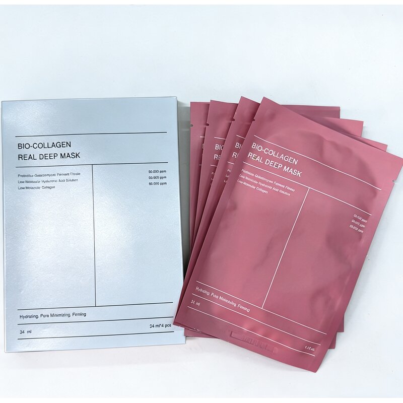 Facial Mask Manufacturer - Sheet Bio-Collagen Real Deep, with Ultra-Low Molecular Weight Collagen & Hyaluronic Acid
