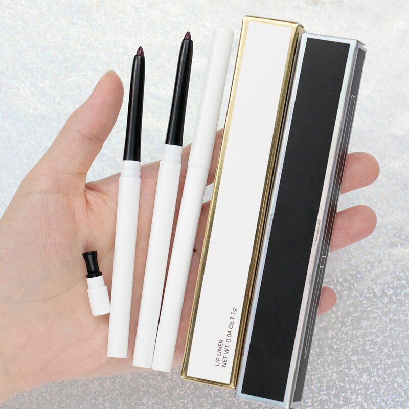 Lip Liner Pencil Manufacturer - 15 Colors, Waterproof, Dual Ended Automatic Twist-Up Matte with Sharpener