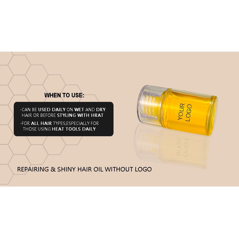 Hair Oil Manufacturer - Private Label 30ml, 100% Natural Organic, Deeply Nourish Moisturize Care Treatment Essential Honey