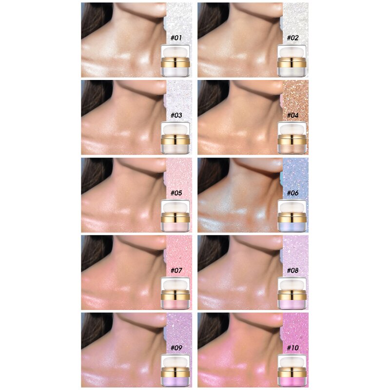 Highlighter Powder Manufacturer - Custom Logo, Fairy Sparkle Glitter Loose, Vegan Body Face Bronzer Brightening