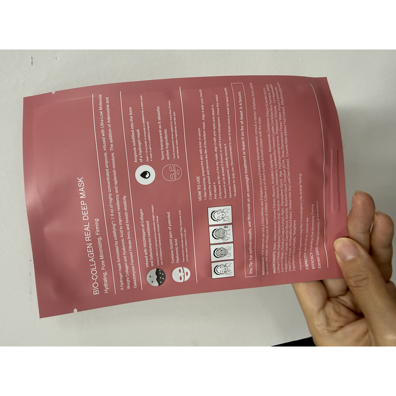 Face Mask Manufacturer - Hot Sale Pink Collagen Gel, Hydrating Moisturizing Sheet Bio-Collagen Real Deep