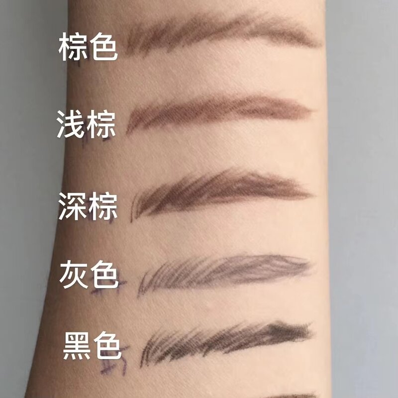 Eyebrow Pencil Manufacturer - 5 Colors Black, Vegan Waterproof 2 in 1, Private Label