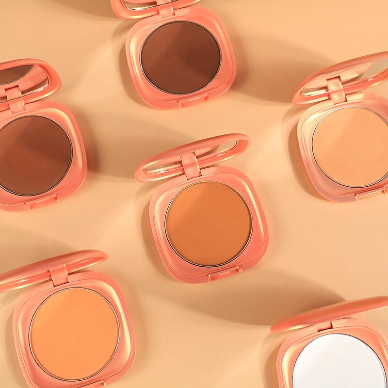 Face Powder Palette Manufacturer - High Quality Hot pink Package, Pressed Powder Matte Contour Setting, Private Label