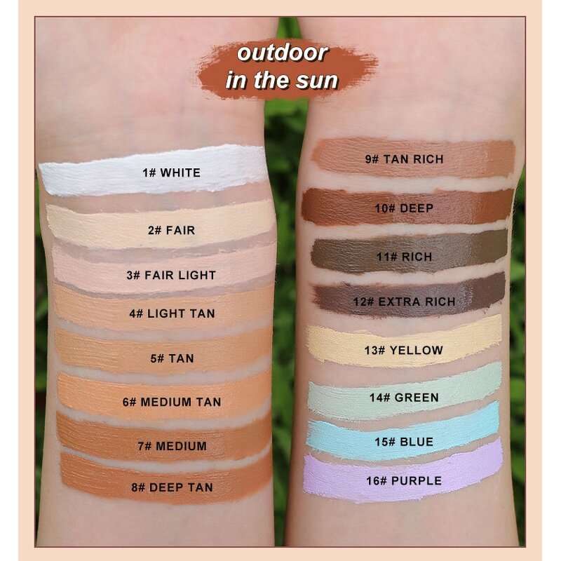 Concealer Manufacturer - Professional Vegan Mineral, 22 Colors with Different Bottles, Customizable Private Label Low MOQ