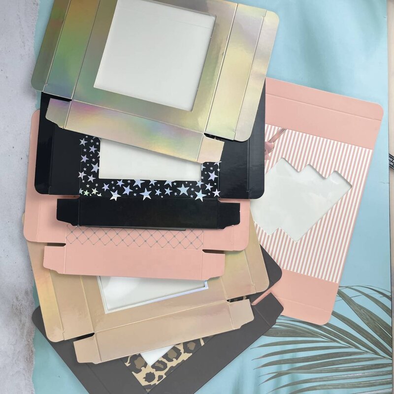 Lipgloss Set Box Manufacturer - Private Label Empty, Paper Box with Clear Window, for Liquid Lipstick Set