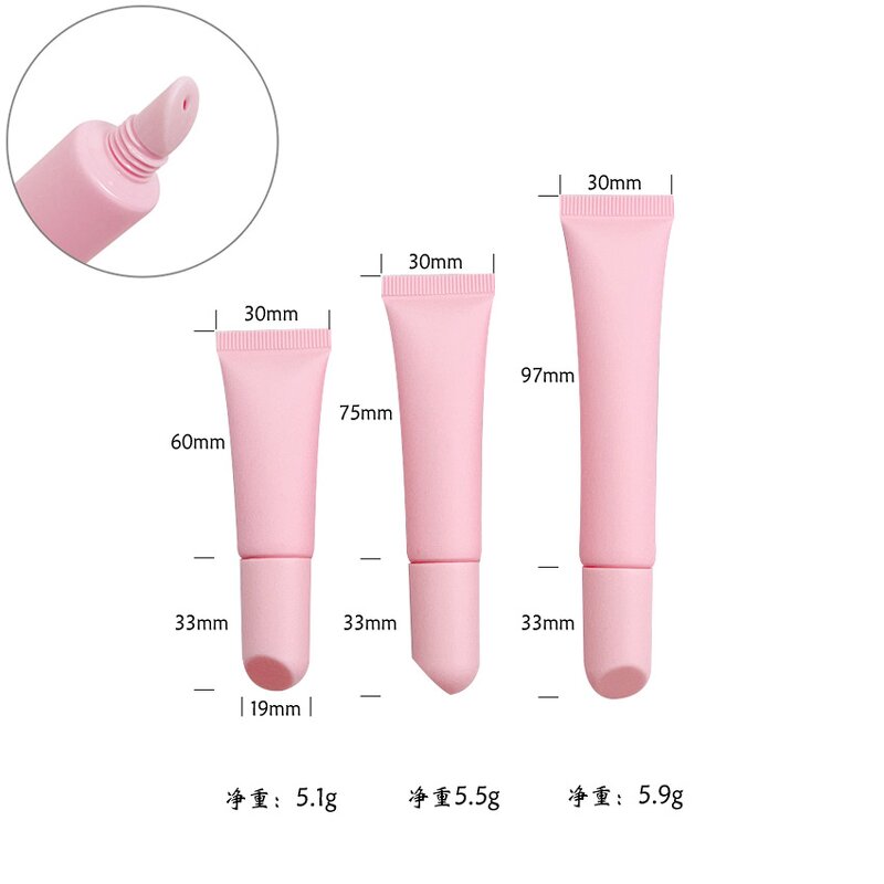 Lipstick & Lipgloss Tube Manufacturer - Professional Custom Private Label, Plastic, Squeeze Tube Screw Lid, No Logo