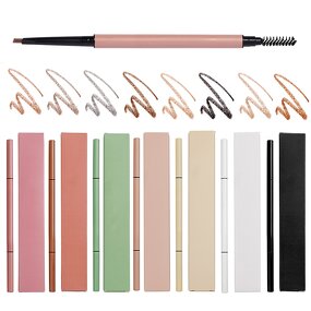 Eyebrow Pencil Manufacturer - Private Label, Super Thin Slim, 8 Colors, Customize Logo Waterproof