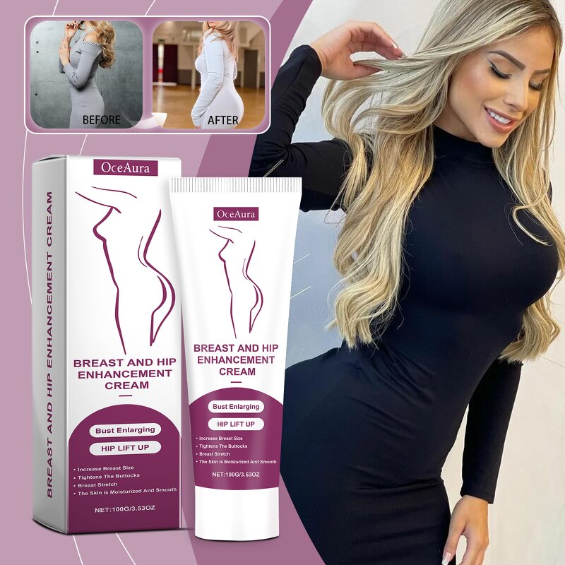Breast Enlargement Cream Manufacturer - OCEAURA Custom Packaging Whitening Creams Facial Buttock Slimming Breast Enhancers