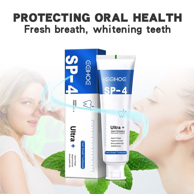 Whitening Toothpaste Manufacturer - Wholesale EELHE Sp-4 Protects Gums Fresh Breath Oral Cleaning Probiotic