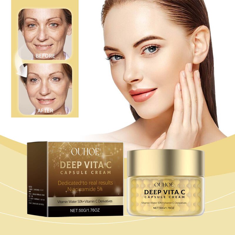 Vitamin C Cream Manufacturer - Anti-Wrinkle Moisturizing Brightens Skin Lightens Dark Spots Removes Fine Lines
