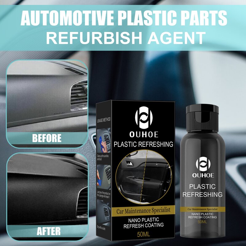 Dashboard Polish Manufacturer - Car Dash Board Plastic Parts Refurbishment Clean Interior Dust-Proof Varnish Detergent