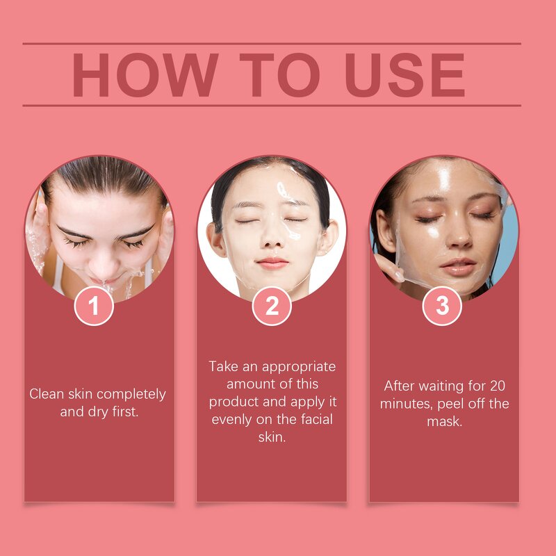 Tearing Mask Manufacturer - Ouhoe Red Lactose Collagen Water Moisture Tighten Skin Moisturizing Herbal