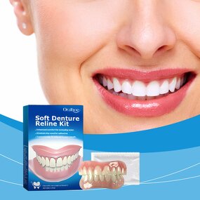Dental Kit Manufacturer - Hot Sale Oralhoe Silicone Dentures Braces Retouching Filling Cosmetic Dental Kit False Teeth