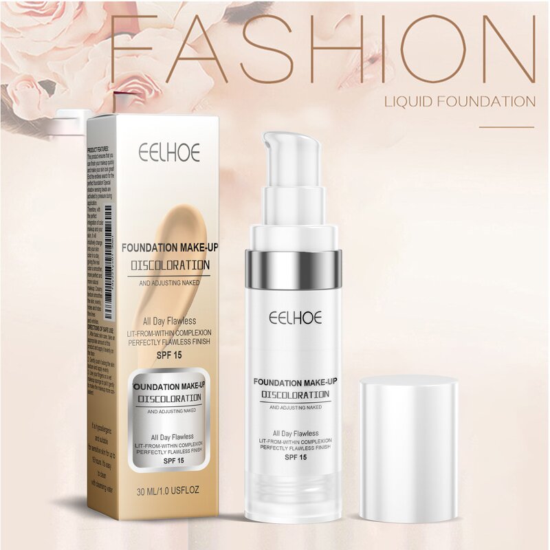 Liquid Foundation Manufacturer - Waterproof Sweatproof Not Shed Whitening Gently Brightens Concealer Warming