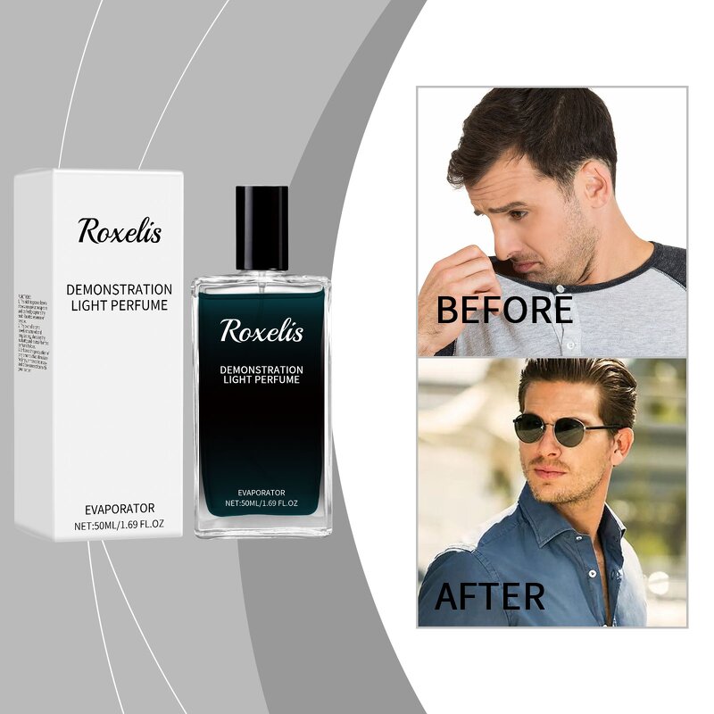 Men Perfume Manufacturer - ROXELIS Light Mint Fresh Elegant Natural Spray Male Floral Original 50ml