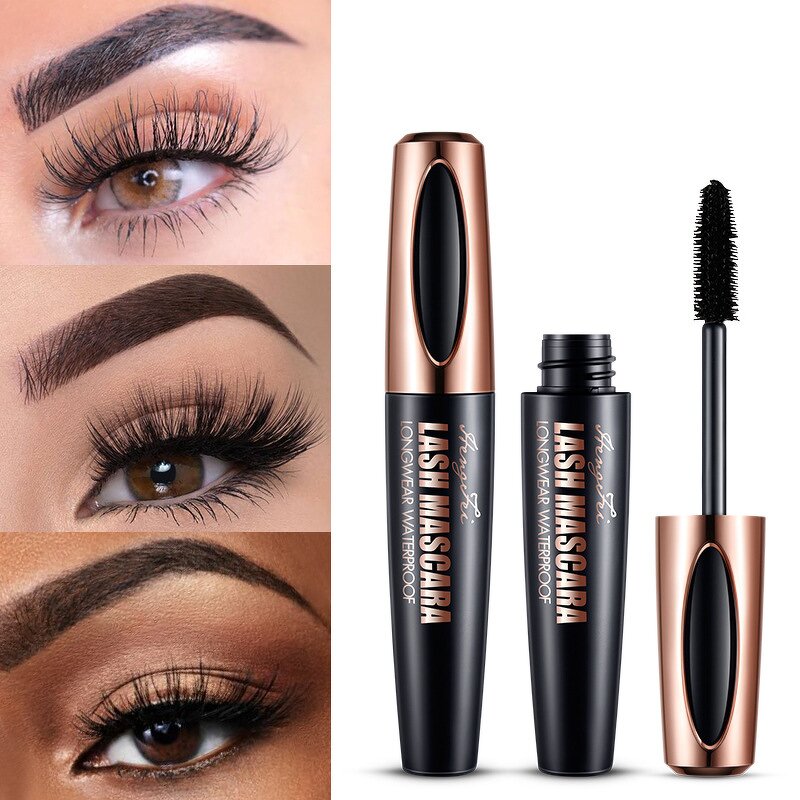 Fiber Mascara Manufacturer - Hengfei Thick Smooth Eyelash Long Lasting Curling Shape Eye Makeup Carbon Natural