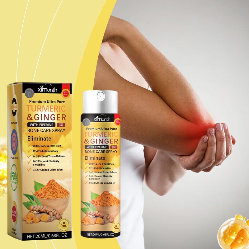 Pain Relief Spray Manufacturer - Turmeric Joint Care Lumber Spine Massage Muscle Pain Tendons Curcuma Knee Pain Relief