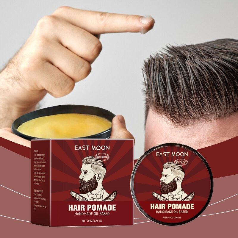 Hair Styling Pomade Manufacturer - Moisturizing Men Styling Oil Styling Leave-In Fluffy Lasting Fresh Matte