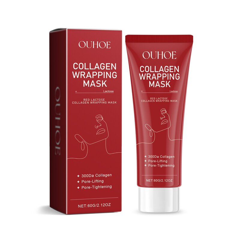 Tearing Mask Manufacturer - Ouhoe Red Lactose Collagen Water Moisture Tighten Skin Moisturizing Herbal