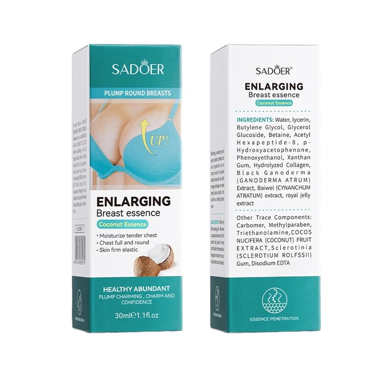 Breast Cream Manufacturer - Herbal Chest Butt Enhancement Essential Oil Infused Massage Increase Elasticity Collagen Anti-Sagging