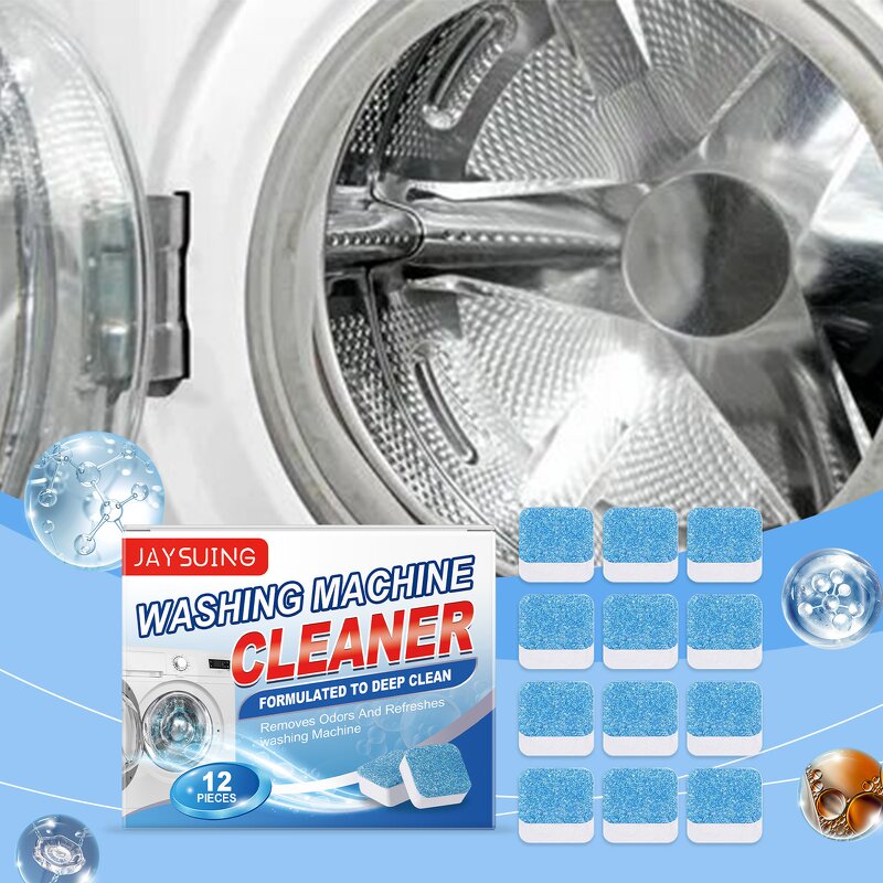 Dishwasher Cleaner Manufacturer - High Foam Powerful Factory 3 in 1 OEM Washing Machine Effervescent Tablets